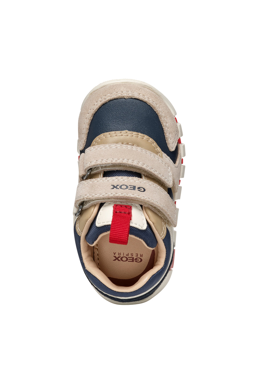 Geox Erkek Bebek Bej Iupidoo Bantlı Deri Sneaker