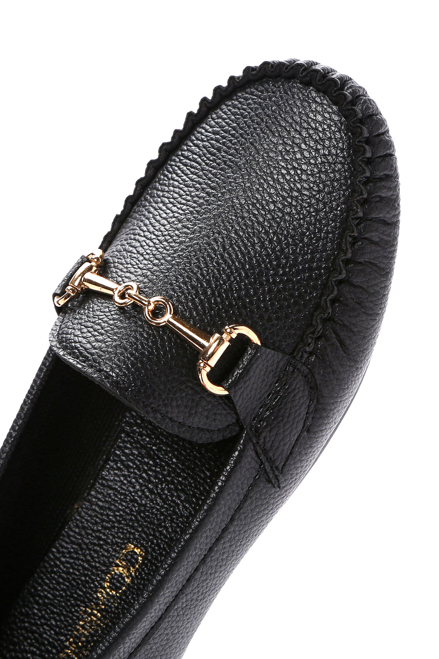 Kadın Siyah Toka Detaylı Loafer