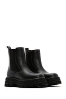 Women's Black Thick Soled Chelsea Boots | Derimod