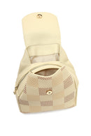 Women's Beige Printed Backpack | Derimod