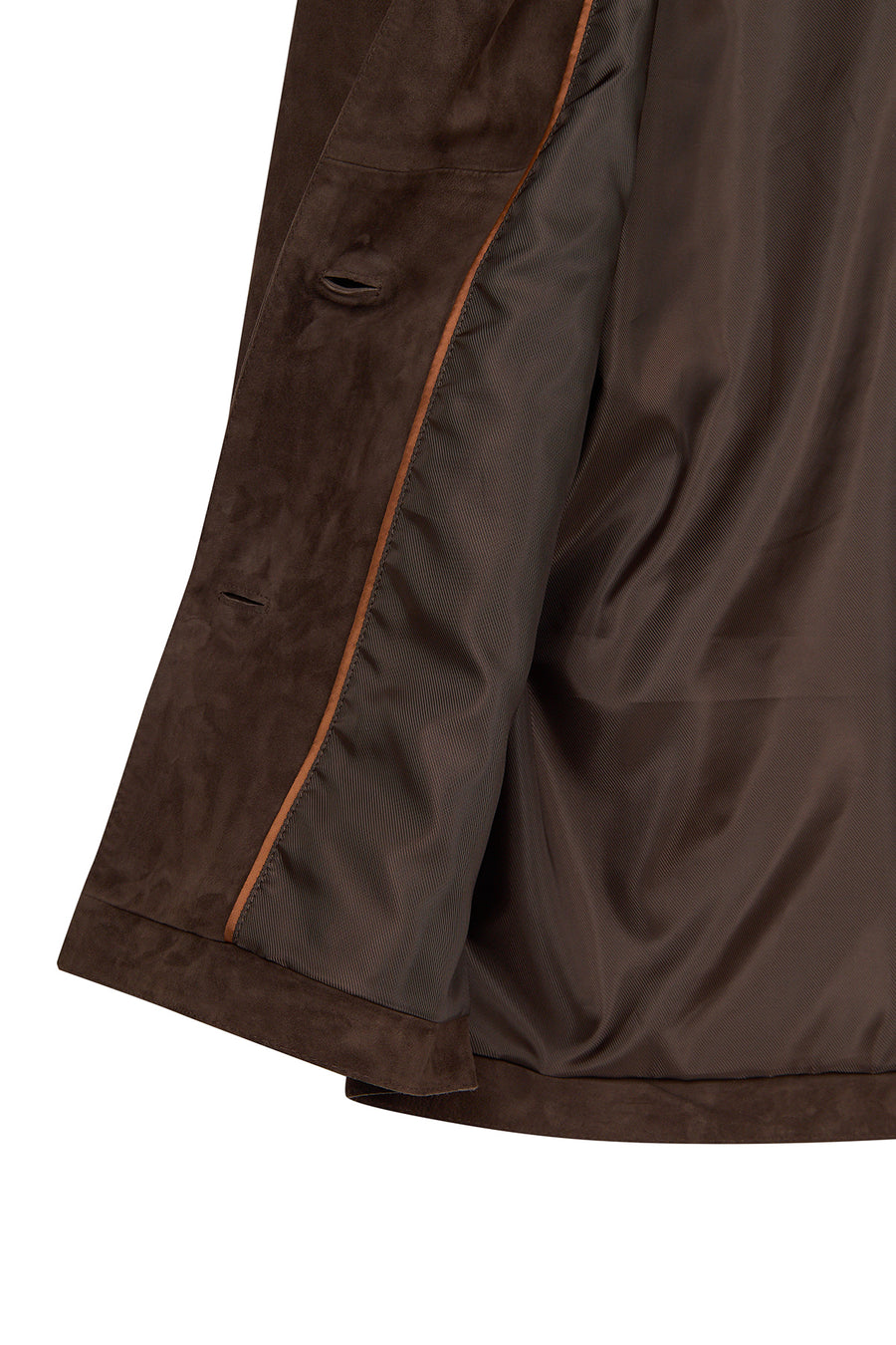 Gloria Woman Brown Oversize Suede Leather Jacket
