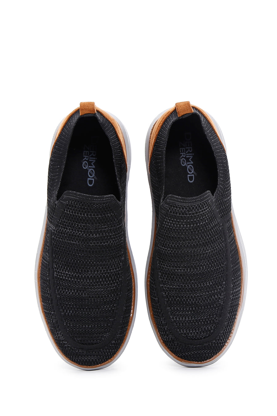 Derimod Zero Men's Black Thick Soled Sneaker