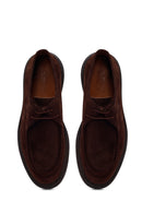 Male Brown Lace-up Suede Casual Shoes | Derimod