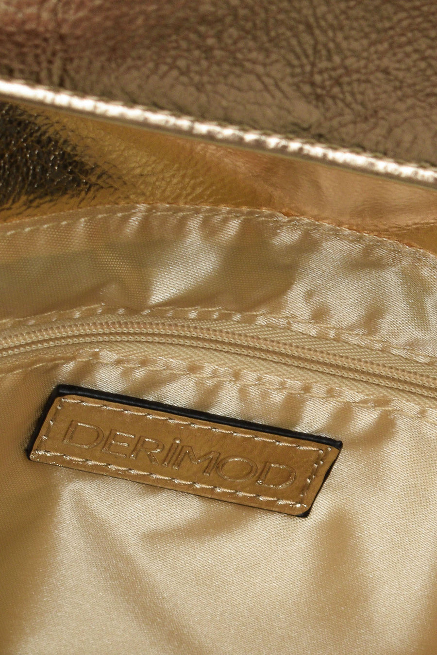 Gold Women's Portfolio with Chain Strap