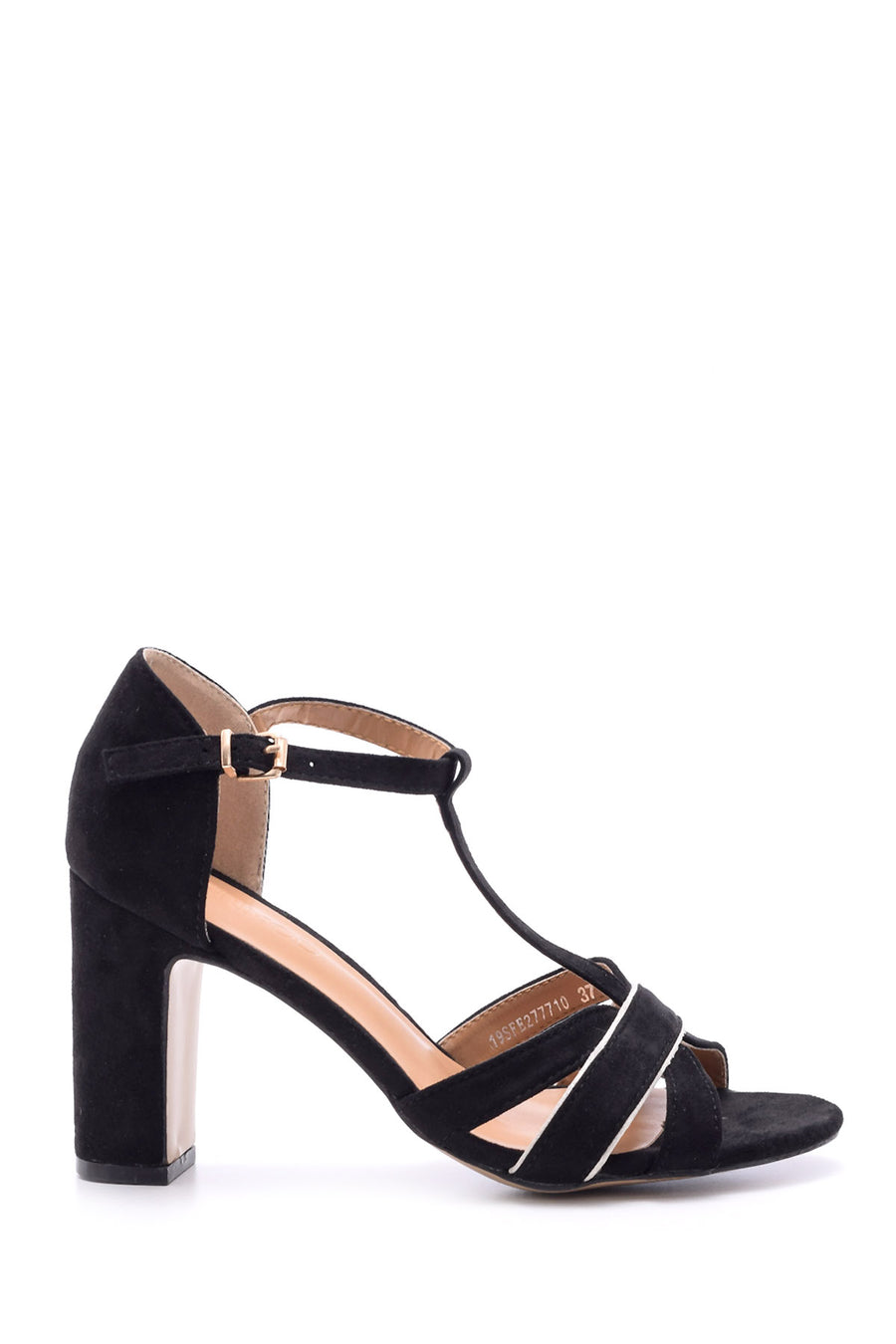 Women's Suede Heeled Shoes 19SFE277710 | Derimod