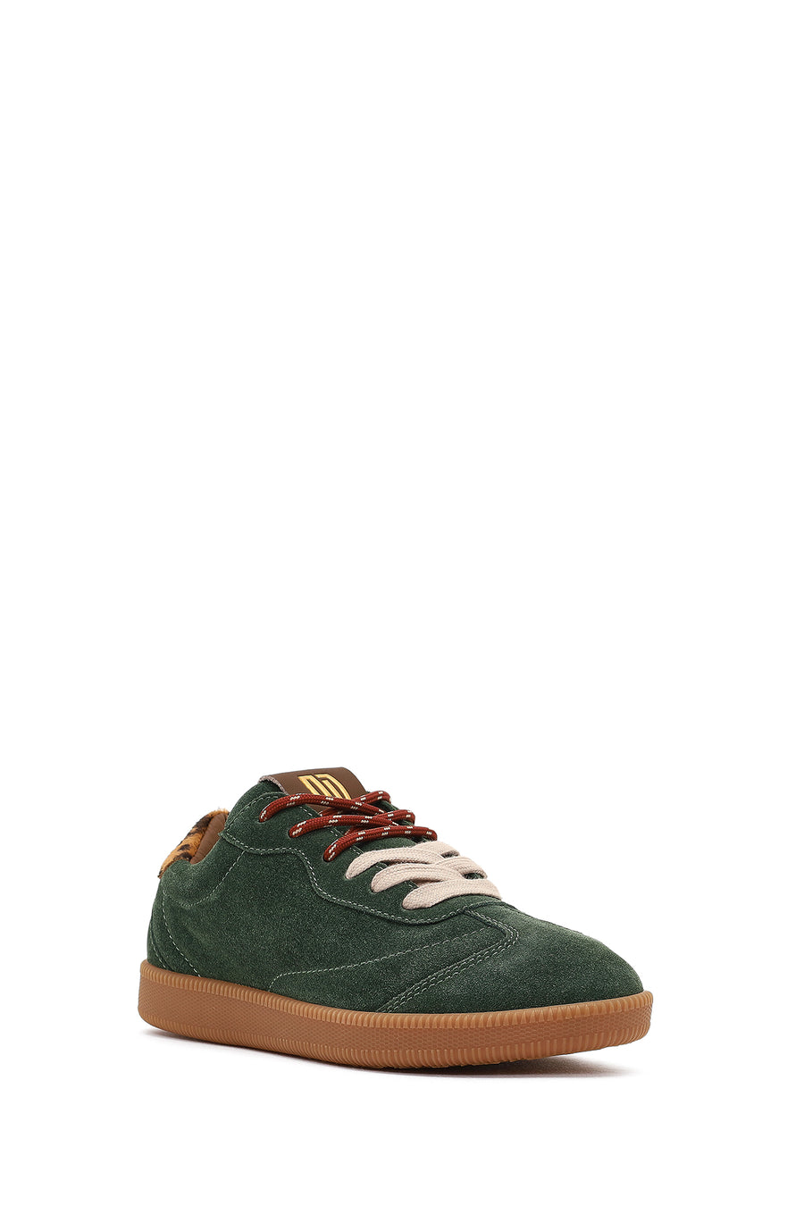 Derimod Studio Kadın Yeşil Bağcıklı Süet Sneaker