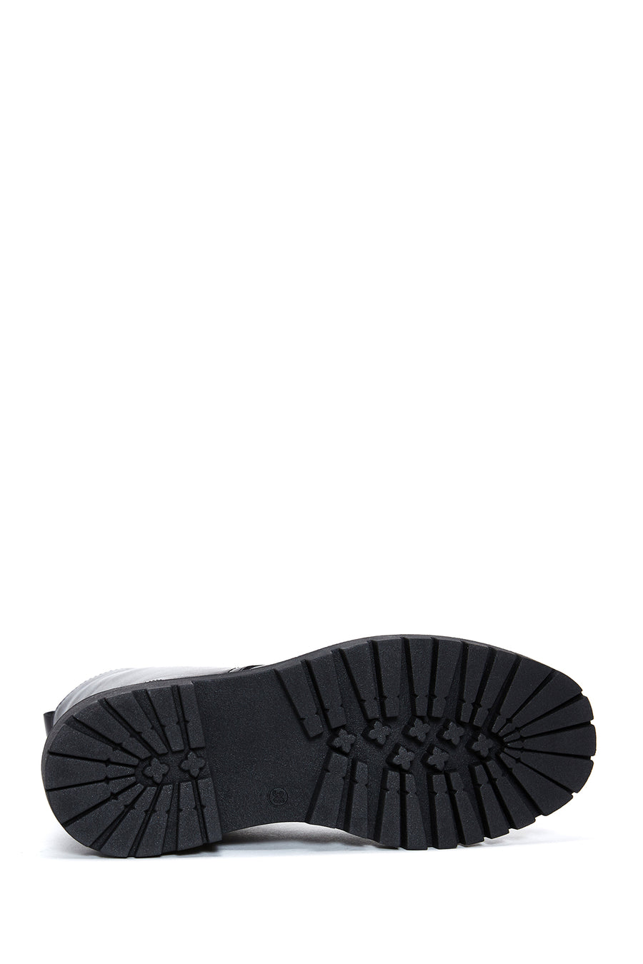 Women's Black Zippered Leather Boots