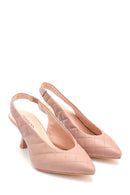 Women's Leather Quilted Detailed Shoes | Derimod