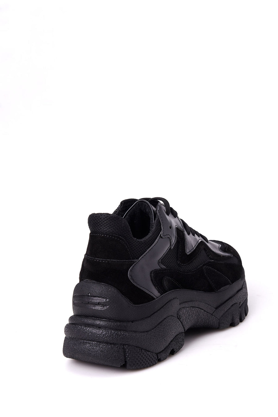 Kadın Yüksek Tabanlı Süet Sneaker