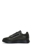Erkek Haki Deri Sneaker | Derimod