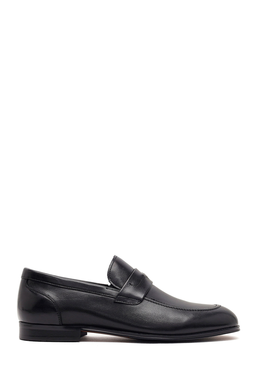 Derimod Black Male Black Leather Classic Loafer 26SFD695318 | Derimod