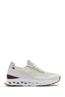 Derimod Zero Women's Cream Laced Fabric Sneakers | Derimod