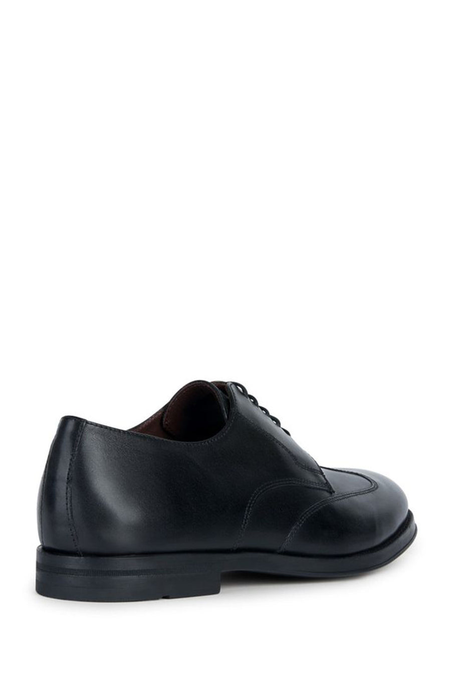 Geox Men's Black Decio Laced Leather Classic Shoes