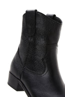 Women's Black Leather Cowboy Boots | Derimod