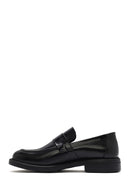 Men's Black Leather Casual Loafer | Derimod