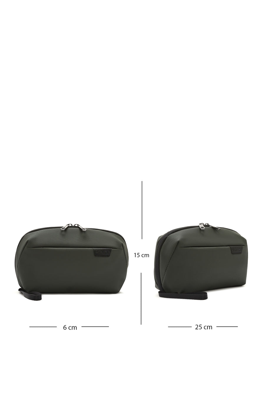D-Pack Men's Khaki Fabric Handbag