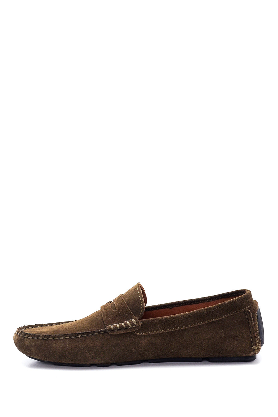 Erkek Yeşil Süet Deri Loafer