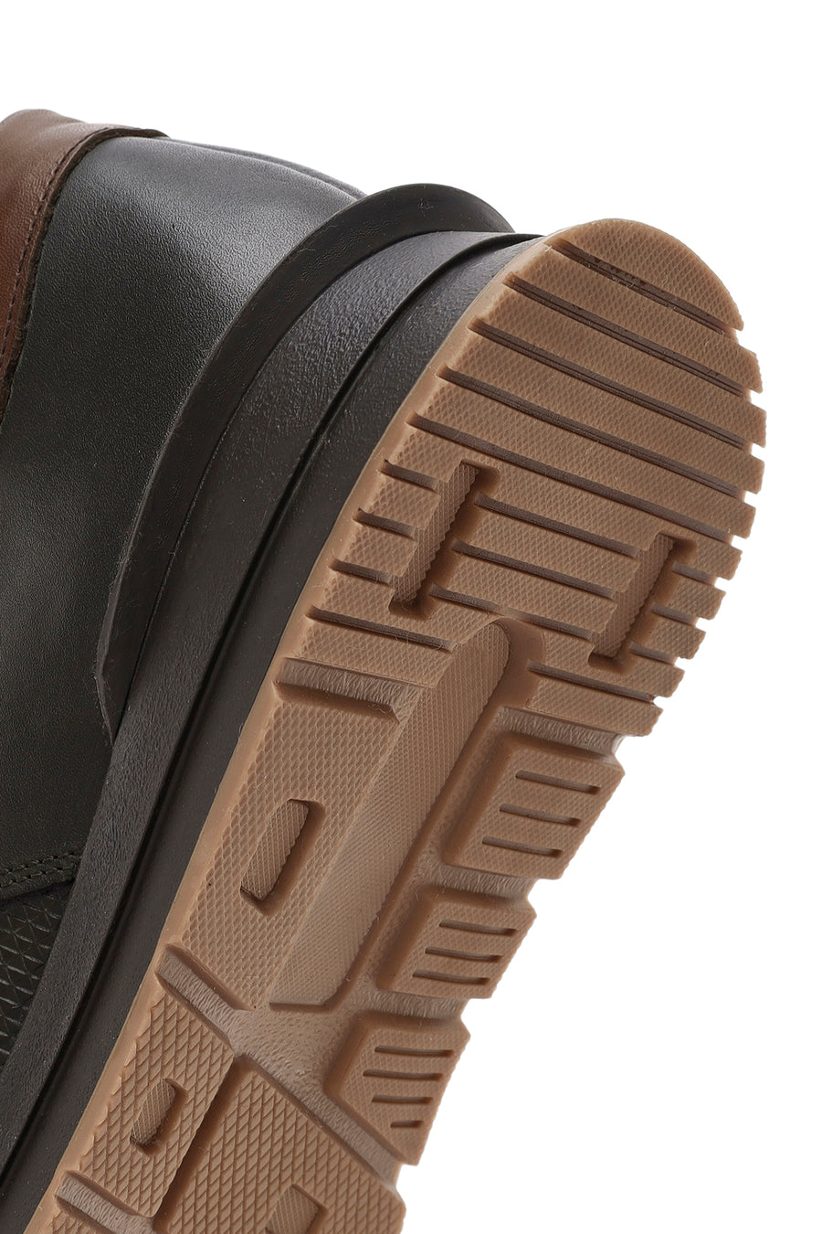 Erkek Yeşil Bağcıklı Deri Casual Sneaker
