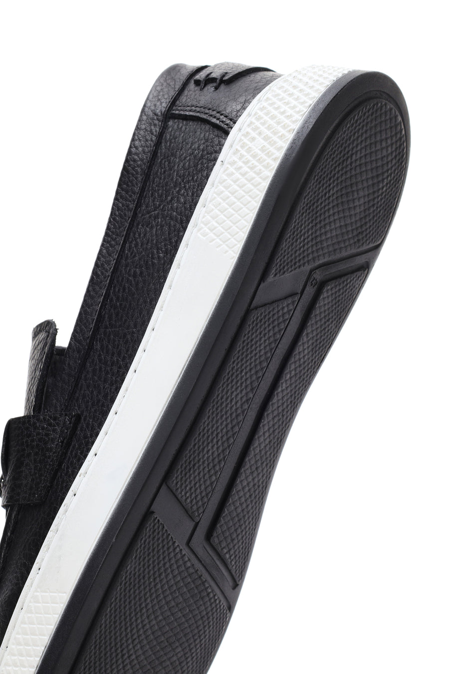 Men's Black Leather Loafer