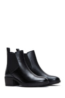 Women's Black Classic Heeled Chelsea Boots | Derimod