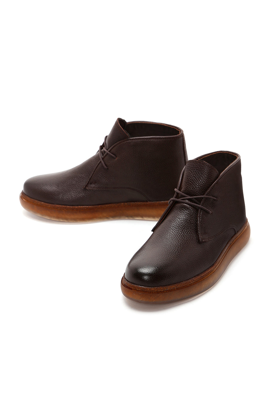 Men's Brown Leather Boots