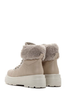 Women's Beige Thick Soled Casual Boots | Derimod