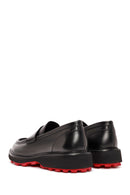 Men's Black Leather Loafer | Derimod