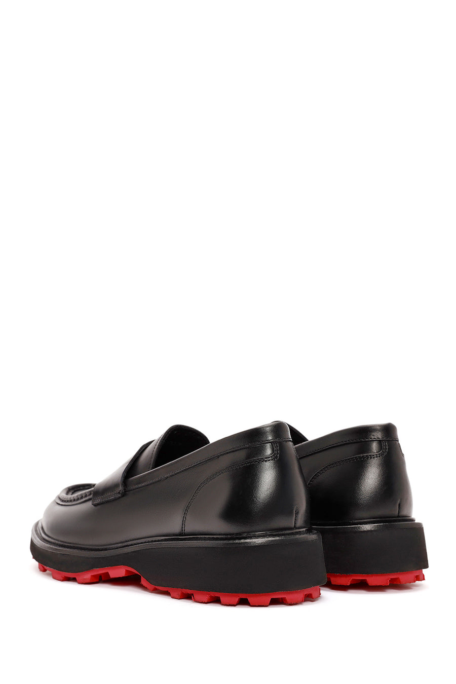 
Men's Black Leather Casual Loafer
