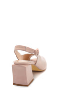 Women's Leather Heeled Sandals | Derimod