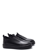 Erkek Siyah Deri Sneaker | Derimod