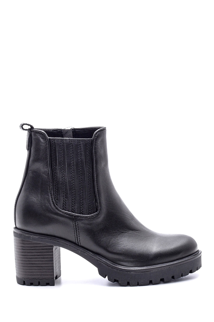 Women's Heeled Leather Boots 19WFD2256FT | Derimod
