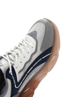 Men's Navy Blue Thick Soled Sneaker | Derimod