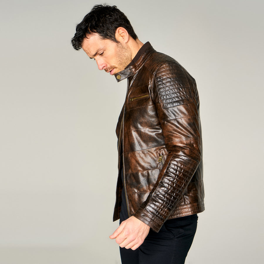 Wilkins Men's Leather Jacket