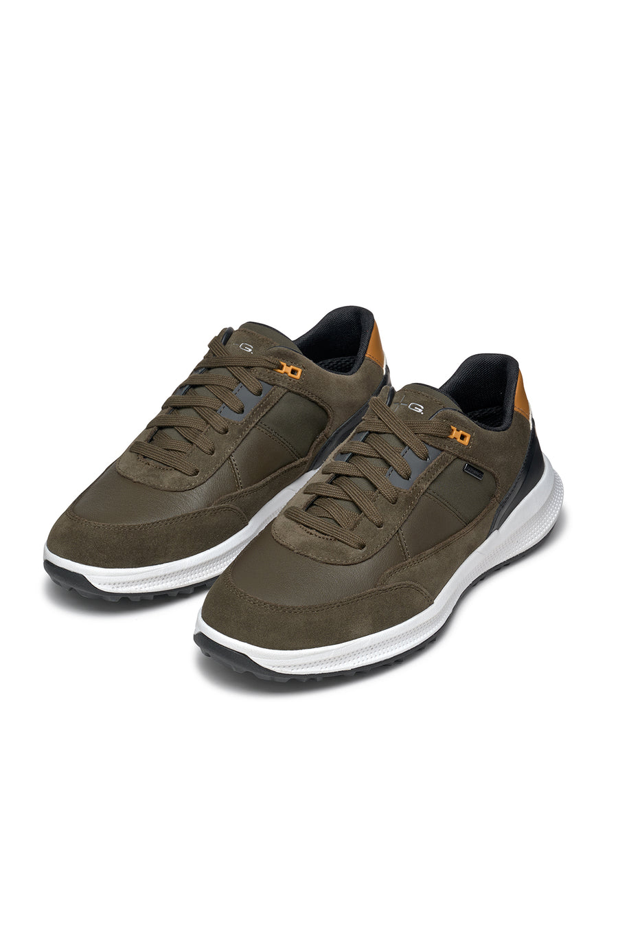 Geox Erkek Yeşil Pg1X Abx Bağcıklı Waterproof Deri Sneaker