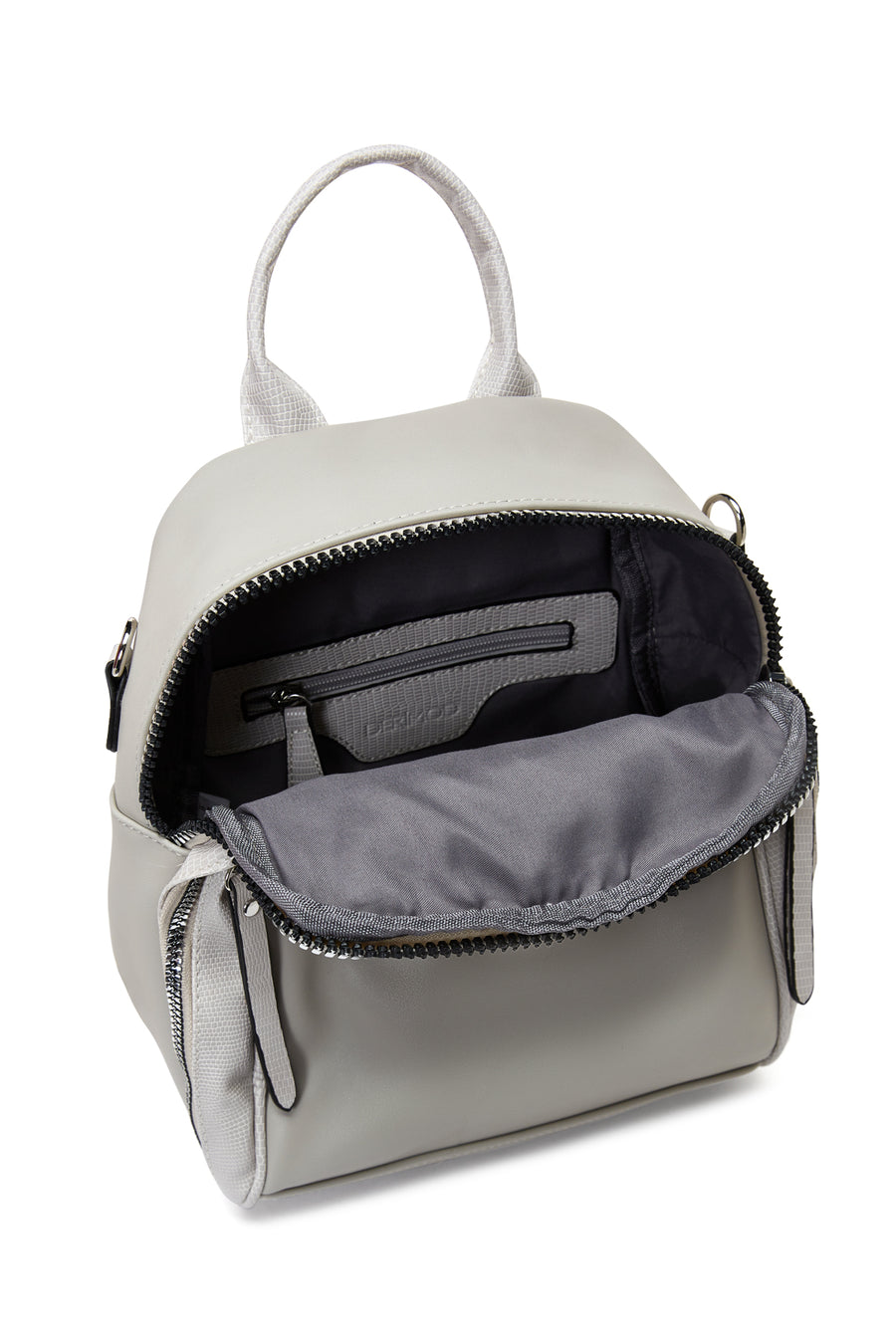 Women's Gray Long Strap Backpack