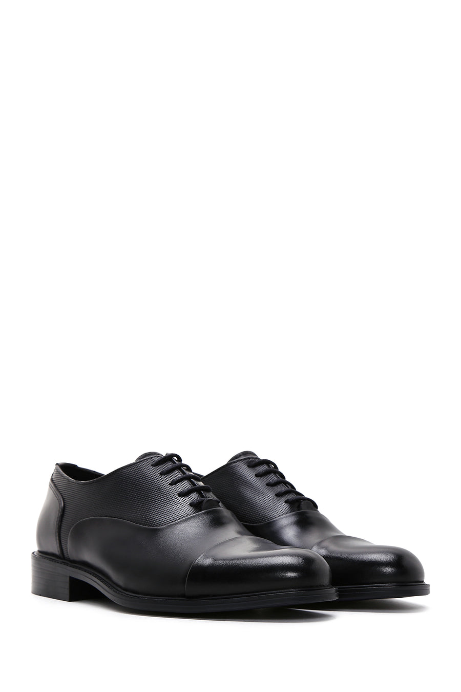 Men's Black Leather Classic Shoes