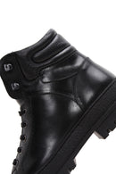 Men's Black Leather Boots | Derimod