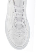 Women's White Leather Sneaker | Derimod