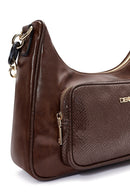 Women's Brown Double Strap Shoulder Bag | Derimod