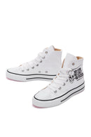 Women's White High Top Sneaker | Derimod