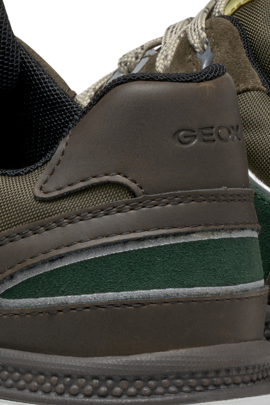 Geox Erkek Kahverengi Spherica Actif X1 Abx Bağcıklı Waterproof Deri Sneaker