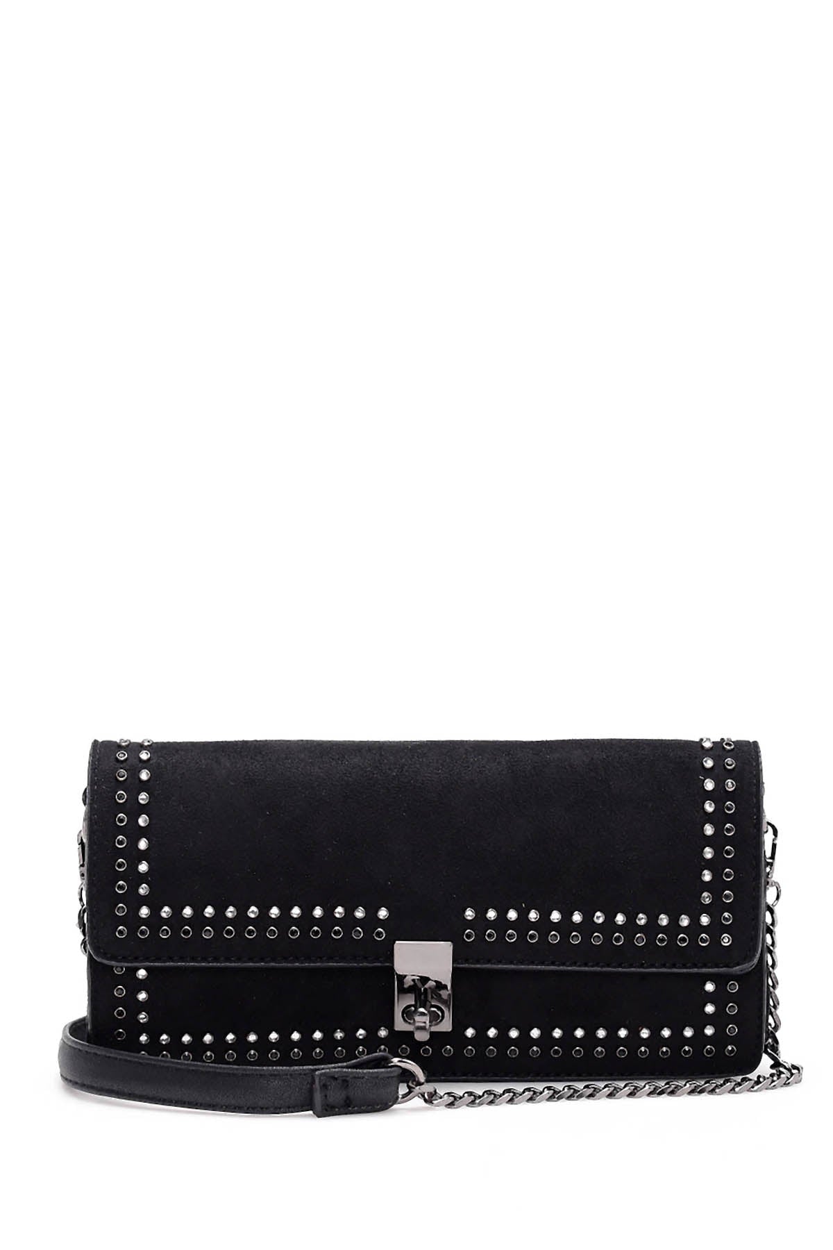 Women's Studded Suede Bag 18WBD261110 | Derimod