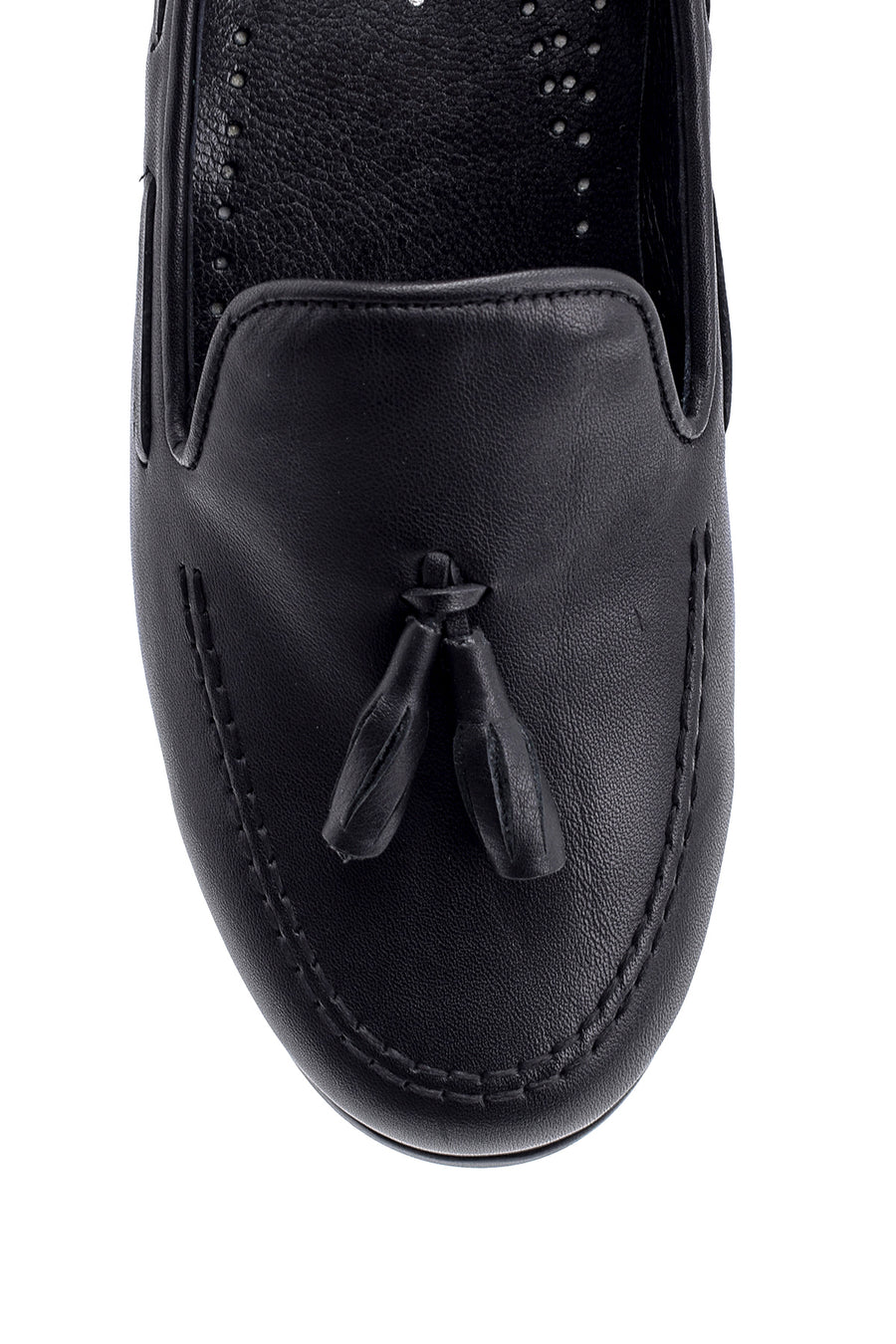 Kadın Deri Püskül Detaylı Loafer