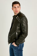 Westbrook Men's Leather Jacket | Derimod