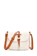 Women's Beige Long Strap Crossbody Bag | Derimod