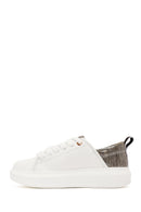 ACBC x Derimod Women's White Lace-Up Chunky Sole Sneakers | Derimod