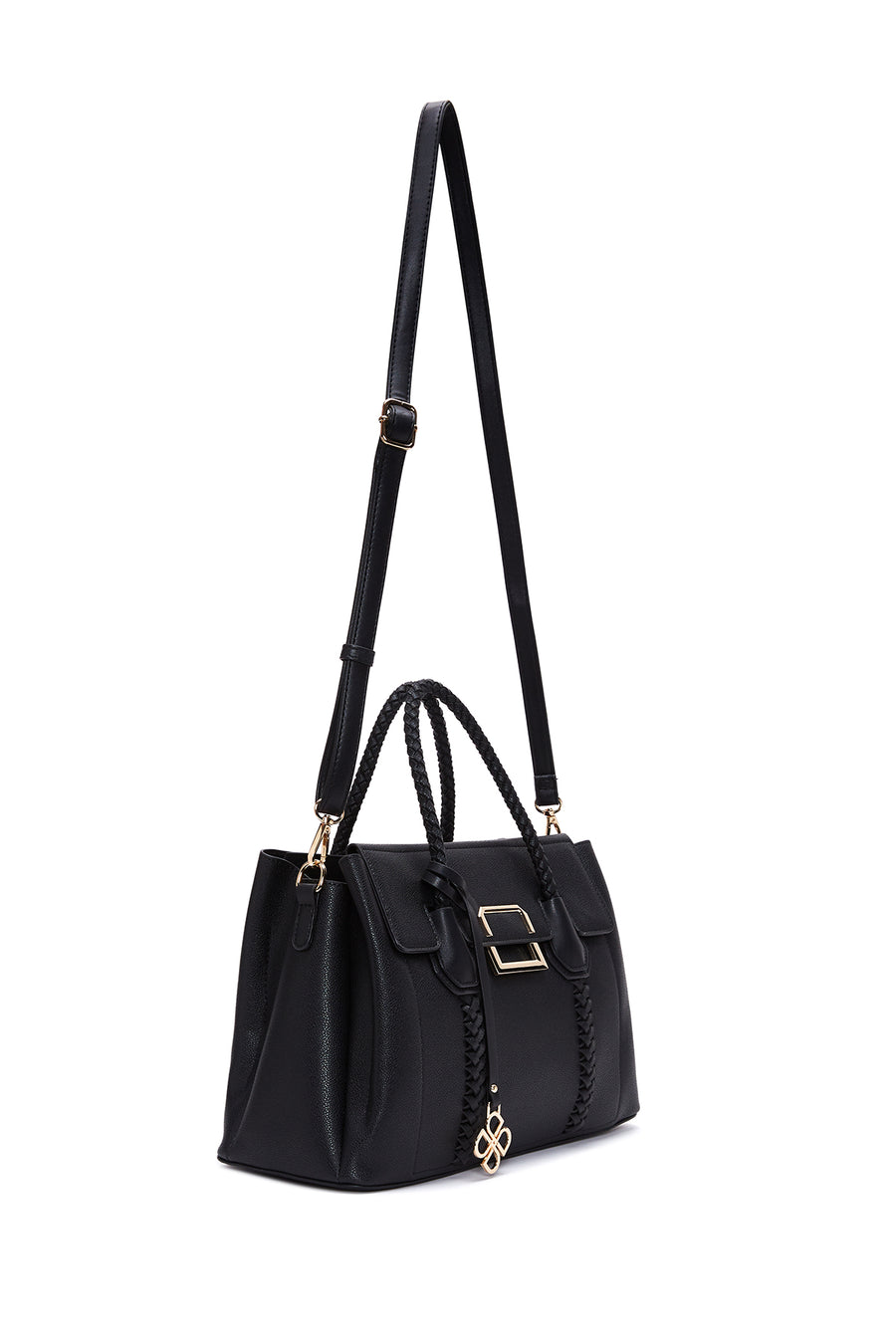 Women's Black Classic Shoulder Bag