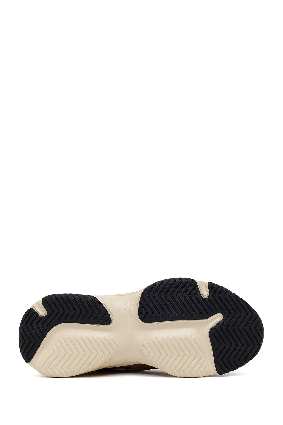 Woman Bronze Lace-Up Chunky Sneaker