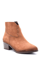 Women's Suede Heeled Boots | Derimod