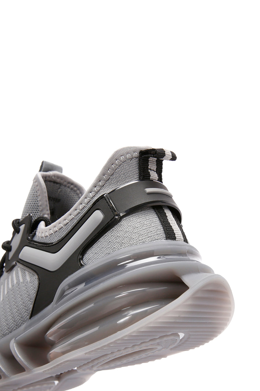 Derimod Zero Men's Gray Lace-Up Thick Soled Fabric Sneaker
